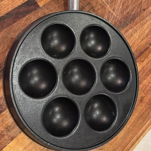 Nordic Ware Cast Aluminum Danish Ebelskiver Pan - Picture 2 of 5